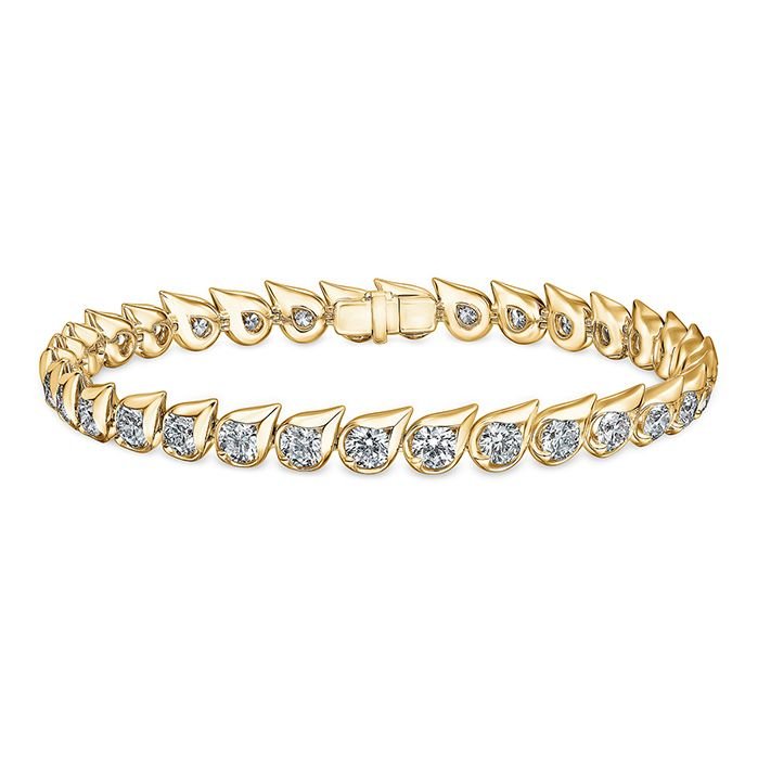 Diamond Leaf Bracelet